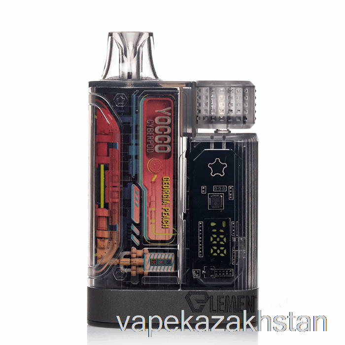 Vape Kazakhstan YOCCO Cyberpod 12000 Disposable Georgia Peach